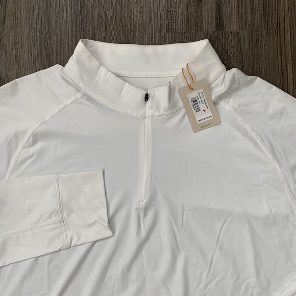 Peter Millar Other - NEW Peter Millar  Crown Sport‎ Perth Performance White 2XL 1/4 Zip Mock Collar
